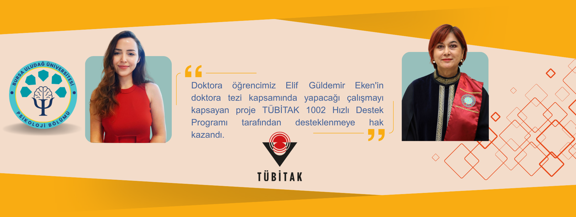 Öğrencimizin TÜBİTAK-1002 Başarısı